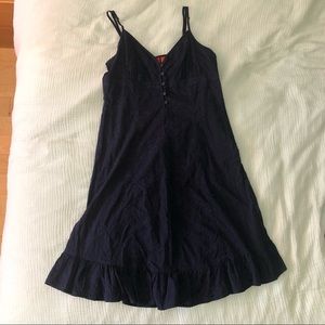 ESPRIT SPAGHETTI STRAP FLORAL EMBROIDERED DRESS